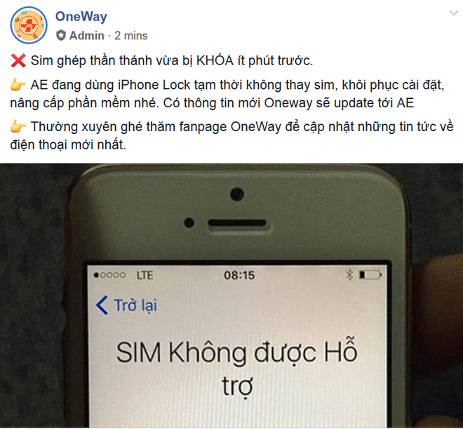 iPhone Lock bị khóa kích hoạt, sắp hết thời