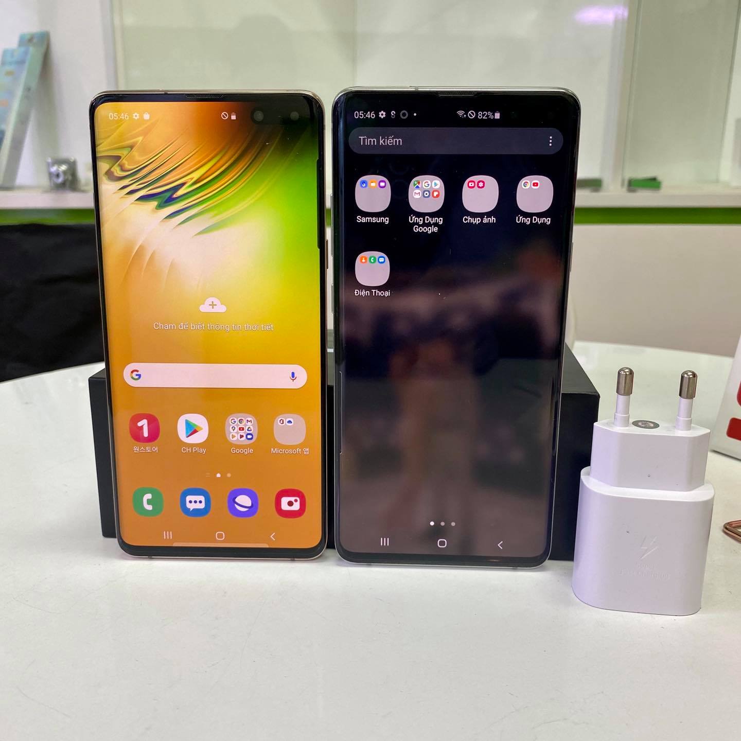 Thiết kế mặt trước của Galaxy S10 5G