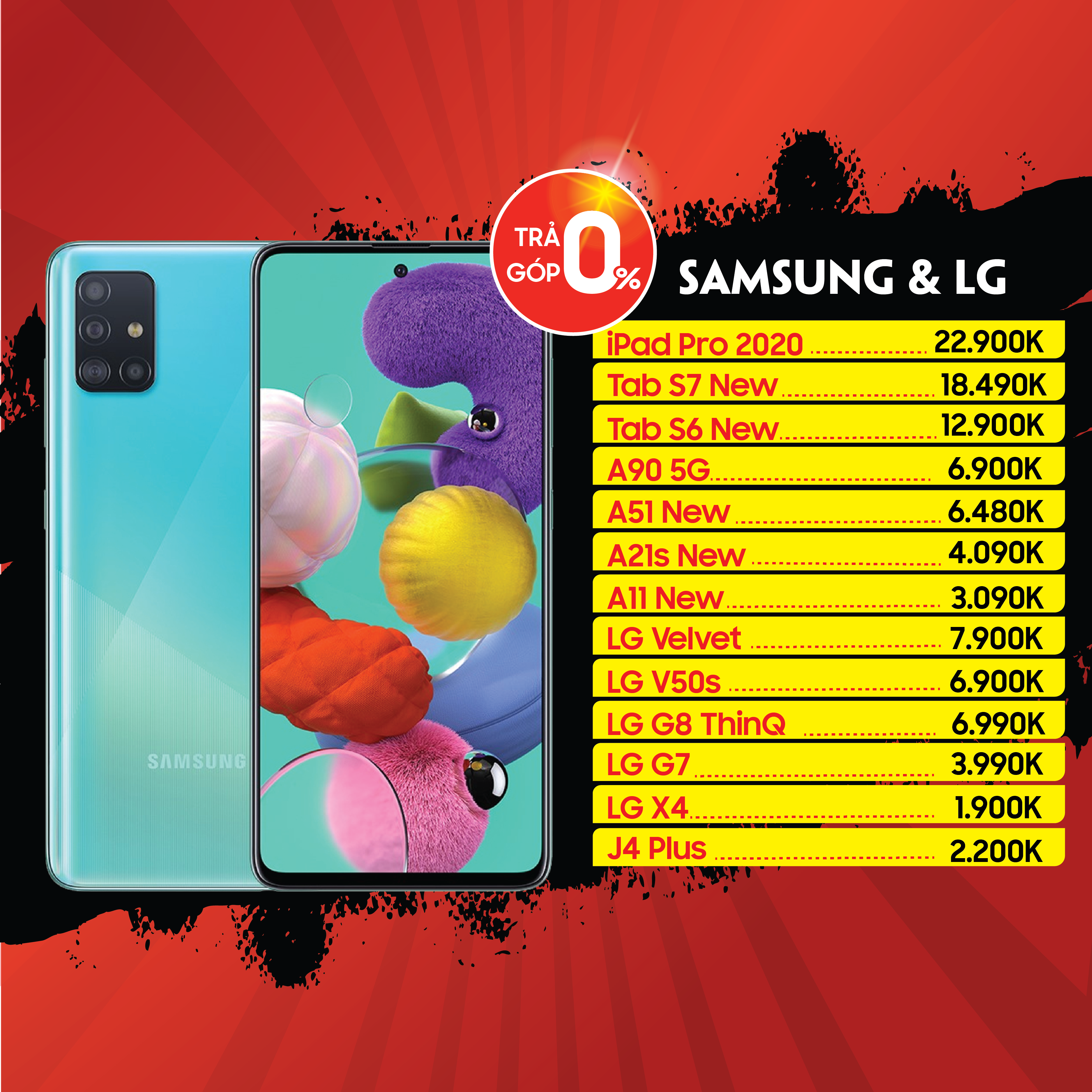 bảng giá BlackFriday 2020