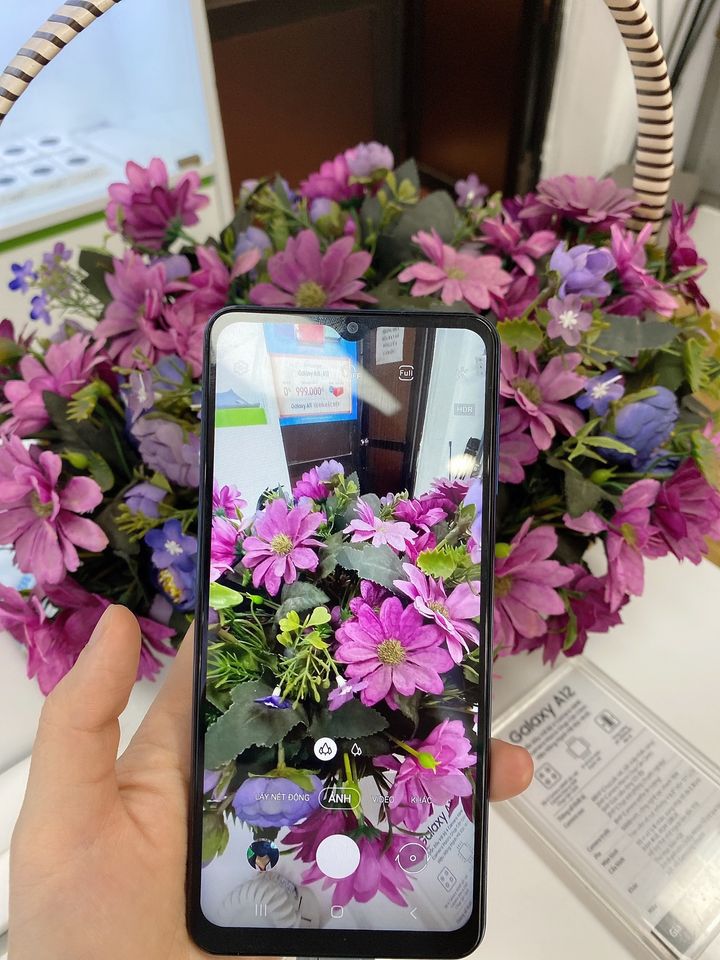 Khả năng chụp ảnh của điện thoại Samsung A12 giá rẻ