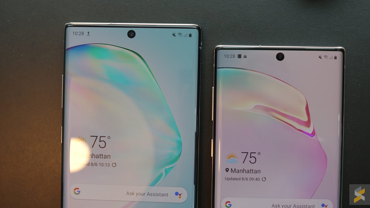 Samsung Galaxy Note 10 sở hữu màn hình Infinity-O tấm nền AMOLED hiện đại