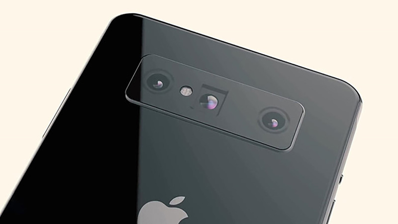 cụm camera ngang của iphone pro