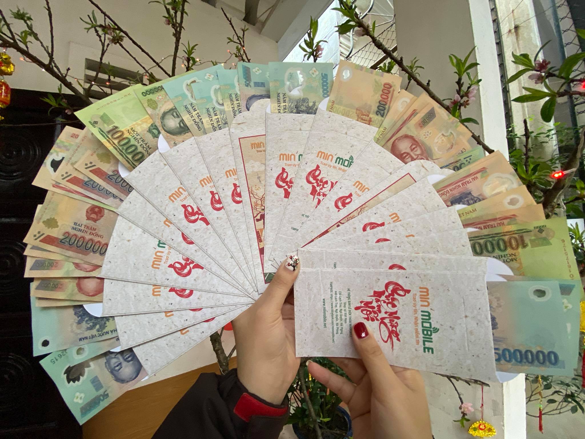 Rút lì xì đầu năm tại MinMobile0000