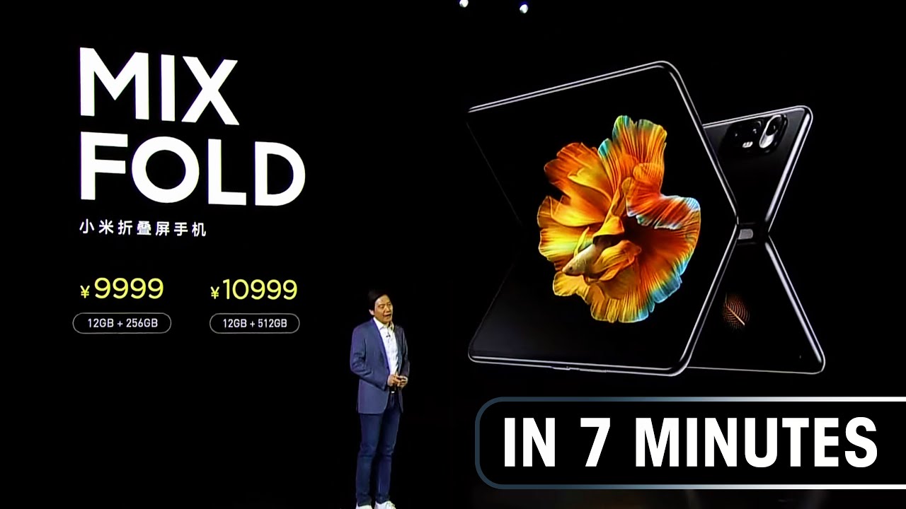 Xiaomi chính thức cho ra mắt mẫu điện thoại gập đầu tiên của hãng
