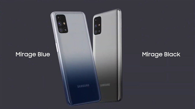 Galaxy M31s có 2 phiên bản màu sắc mới lạ