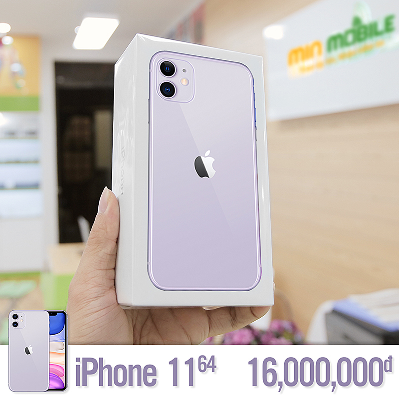 iPhone 11 64GB giá chỉ còn 16.000.000đ