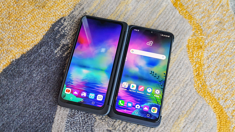 LG G8X ThinQ smartphone cảm biến vân tay đầu tiên của LG