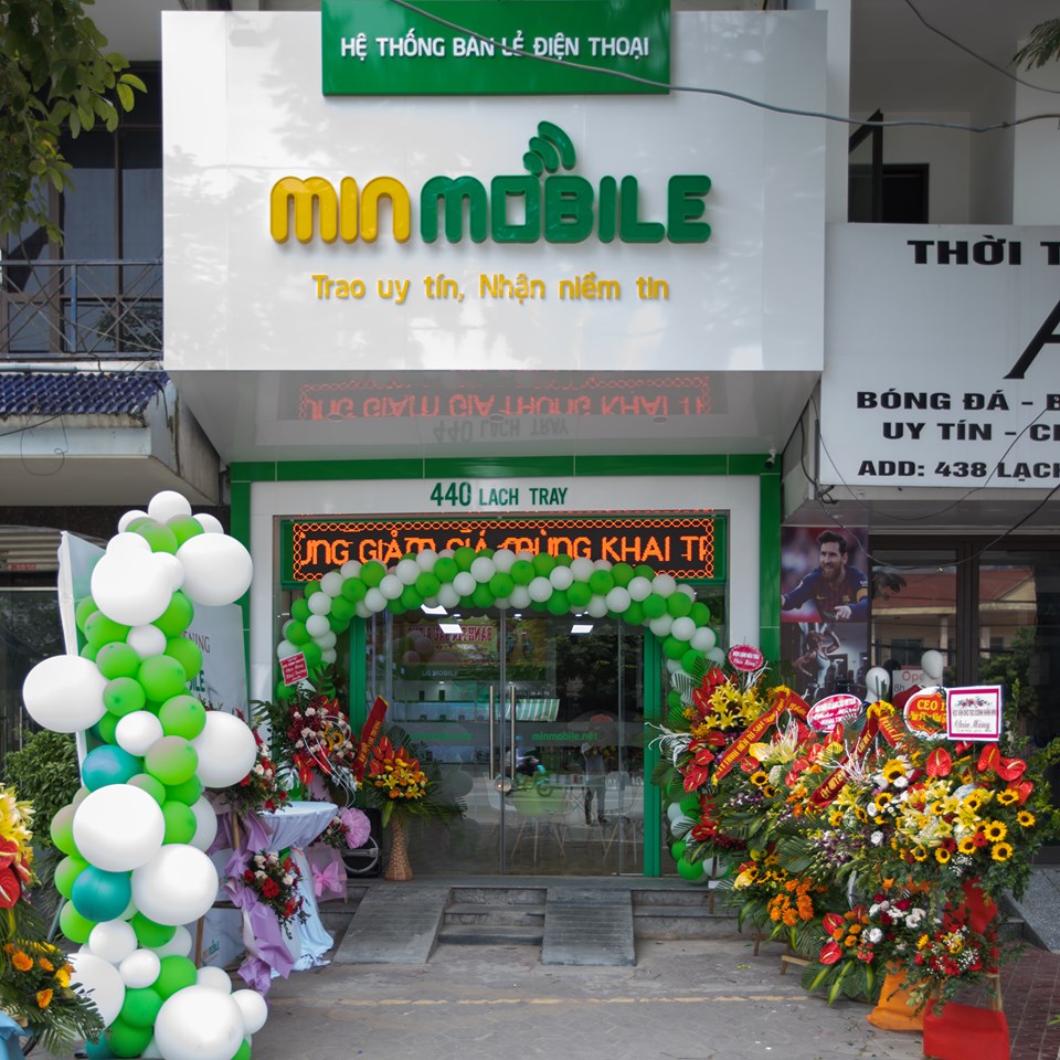 Tưng bừng khai trương MinMobile 440 Lạch Tray