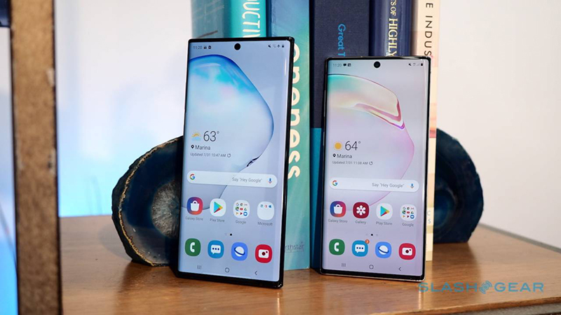 thiết kế màn hình samsung galaxy note 10