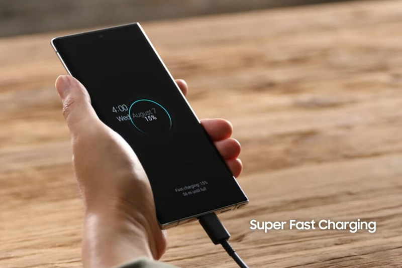 sạc nhanh 45W của samsung galaxy note 10