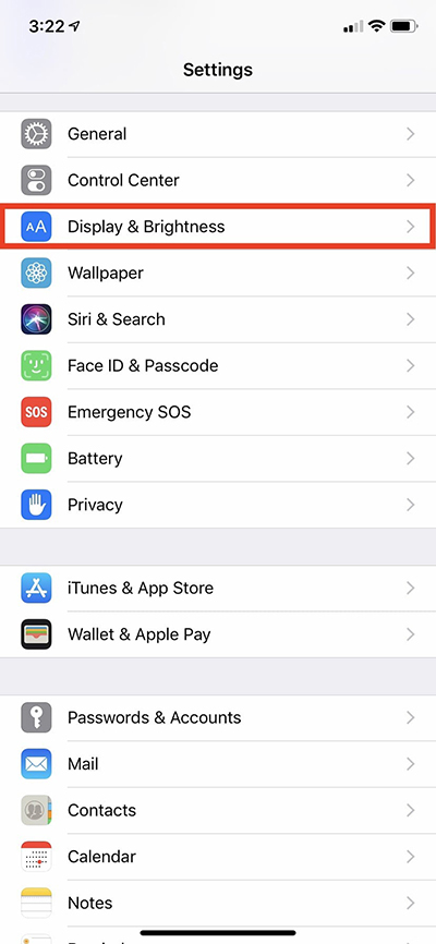 Kích hoạt chế độ dark mode trên hệ điều hành ios 13