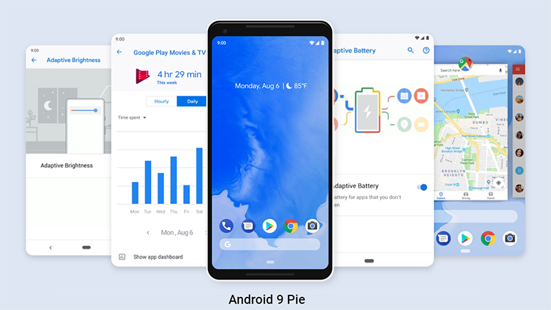 Google phát hành Hệ điều hành Adroid 9 Pie 