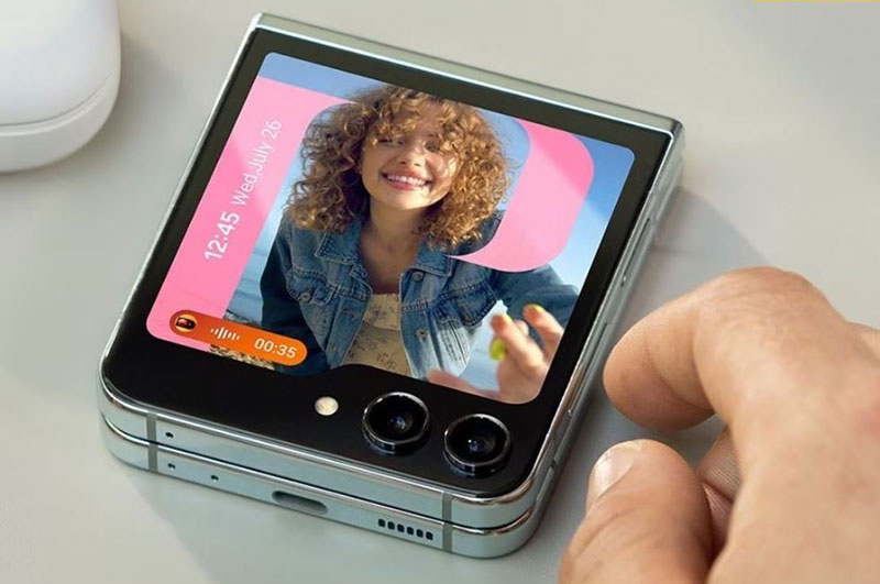 Galaxy Z Flip 5 512Gb có cụm camera sắc nét