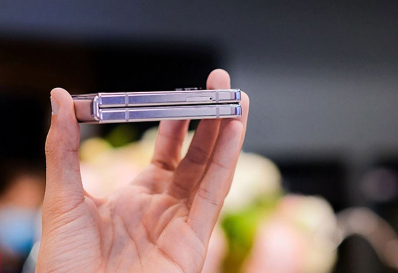 Galaxy Z Flip 5 512Gb sẽ không còn khoảng trống khi gập lại