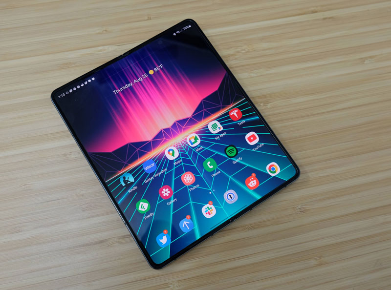 Màn hình sắc nét trên Galaxy Z Fold 4 xách tay Hàn 256Gb