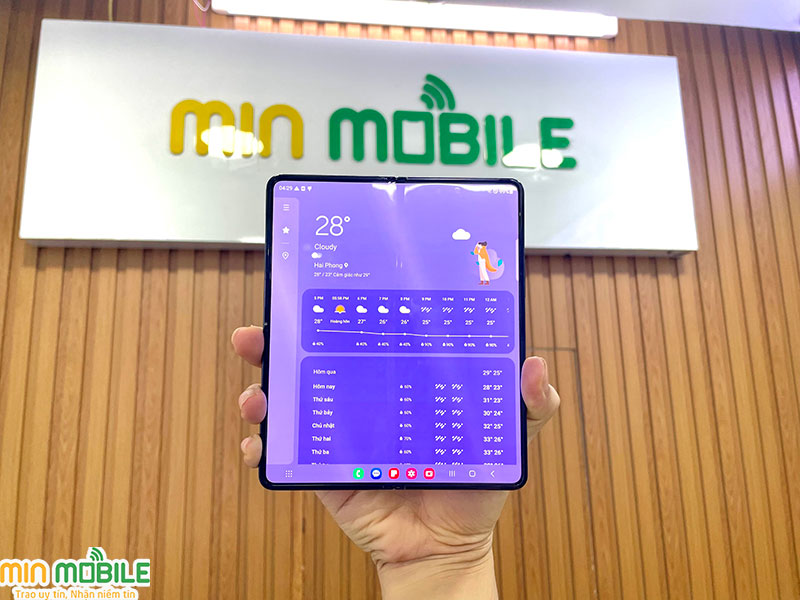Galaxy Z Fold 4 xách tay Hàn 512gb sở hữu màn hình rộng