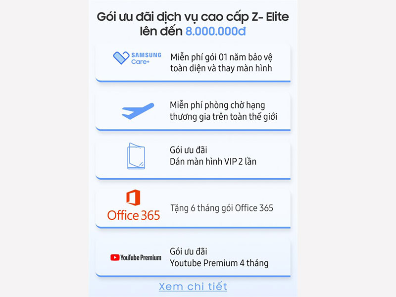 Bộ quà tặng Z ELite trị giá 8 triệu đồng