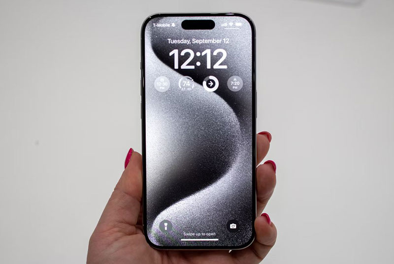 Màn hình hiện đại của iPhone 15 Pro 128Gb chính hãng