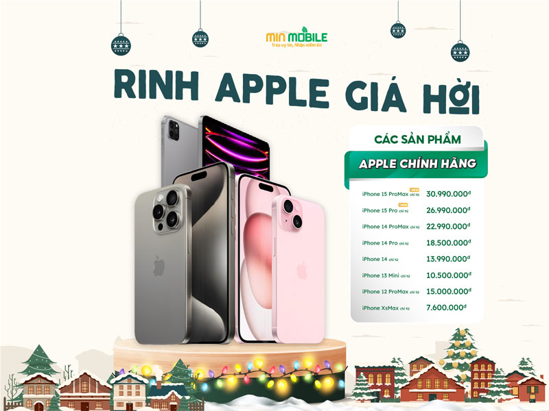 iPhone giảm giá sâu trong dịp Noel 