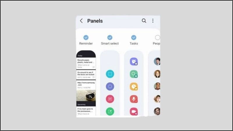  Bạn chọn vào Panels rồi bấm vào Smart select rồi ấn vào Task