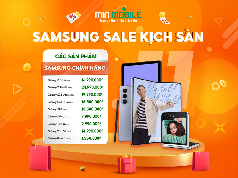 Samsung giảm sâu ngày kép 11/11