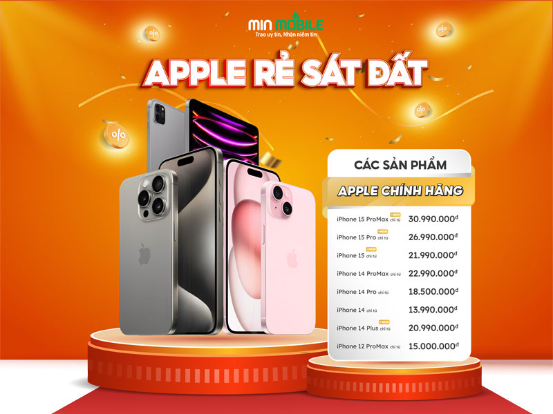 iPhone giảm giá nhân ngày kép 12/12
