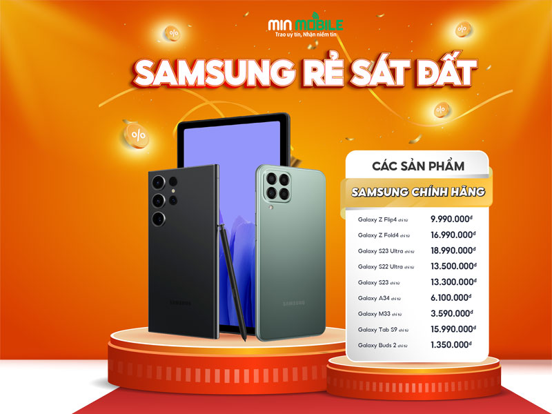 Các sản phẩm của Samsung cũng được giảm giá nhân ngày kép 12/12