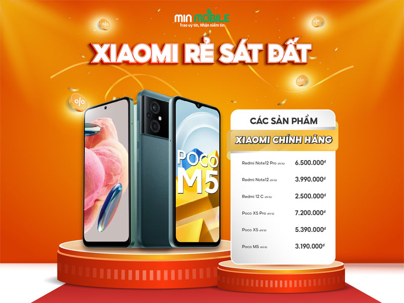 Xiaomi sale cực sâu ngày 12/12