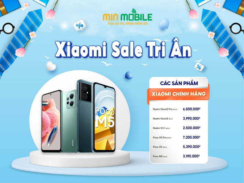 Điện thoại Xiaomi giảm giá sâu ngày 20/11