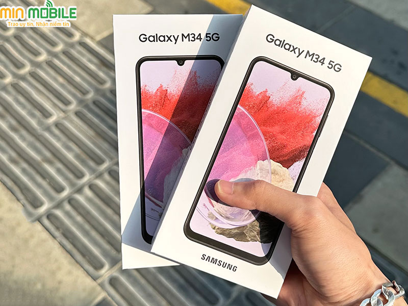 Màn hình sắc nét trên Galaxy M34 5G 128GB