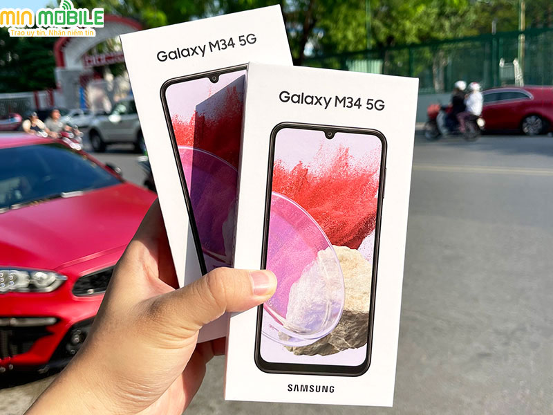 Galaxy M34 5G 128Gb có thiết kế trẻ trung năng động