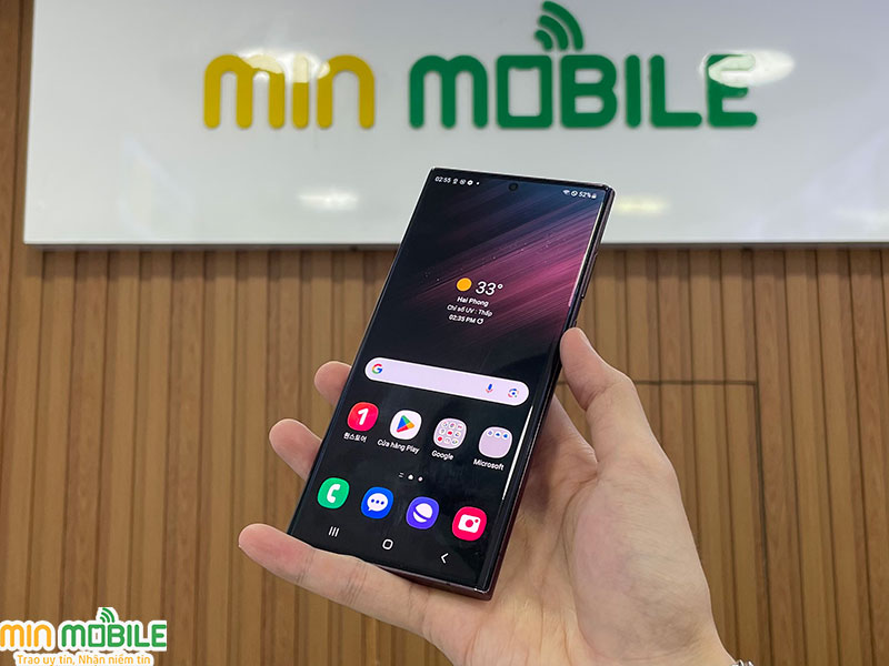 Màn hình sắc nét của Galaxy S22 ultra likenew