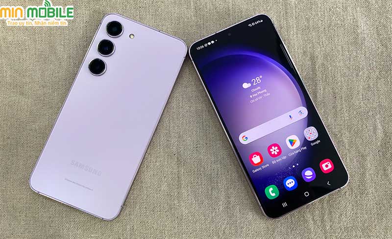 Màn hình sắc nét của samsung galaxy S23 Hàn 512gb