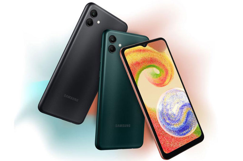 Màn hình của Galaxy A04 và A04s