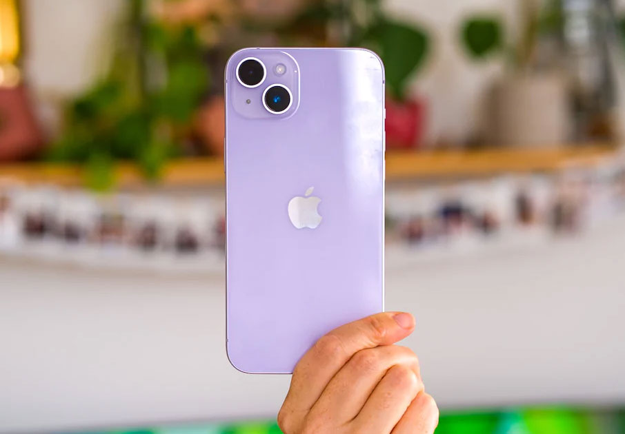 Cụm camera chéo ấn tượng của iPhone 14 Plus cũ