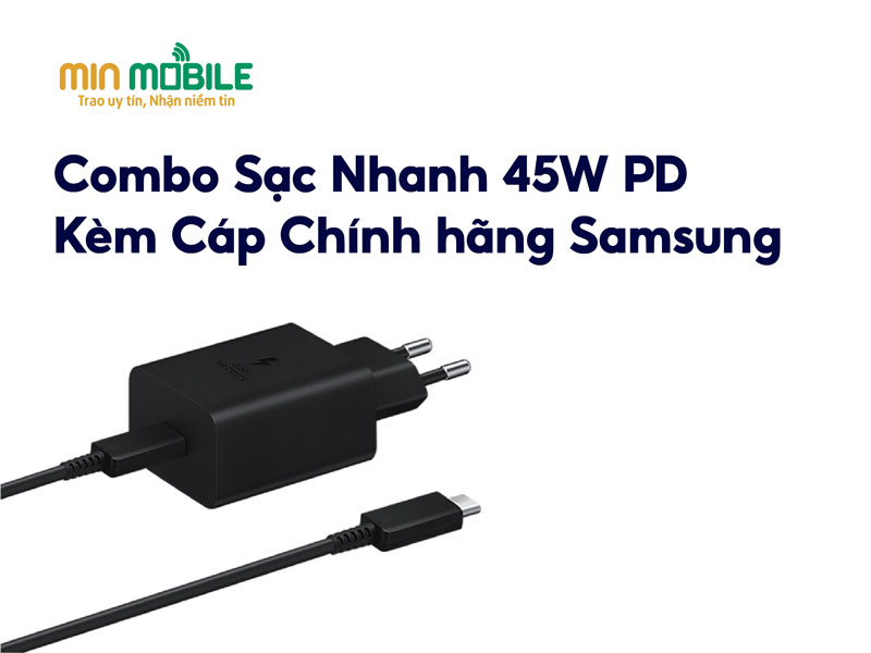 Mua bộ sạc nhanh 45W PD kèm cáp sạc