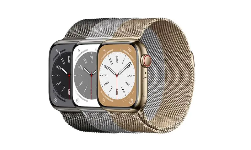Ngoại hình như mới của Apple watch series 8 45mm bản thép giá rẻ