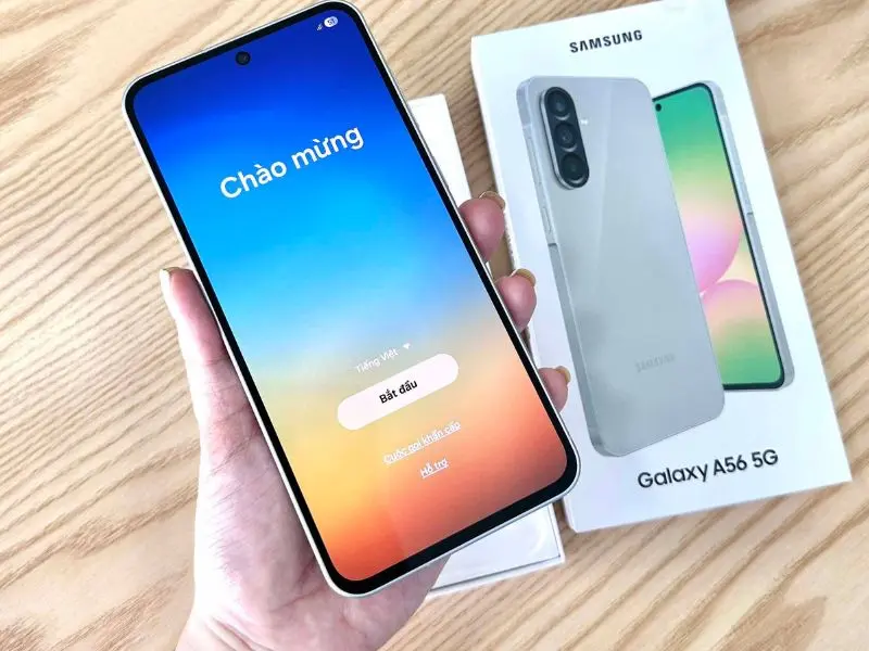 Thiết kế hiện đại trên Samsung Galaxy A56 5G Chính hãng giá rẻ
