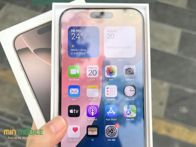 iPhone 16 Pro Max cũ pin cao giá tốt sở hữu ngoại hình đẹp không vết xước