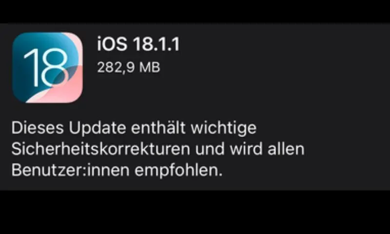Bản cập nhật iOS 18.1.1 có gì mới?