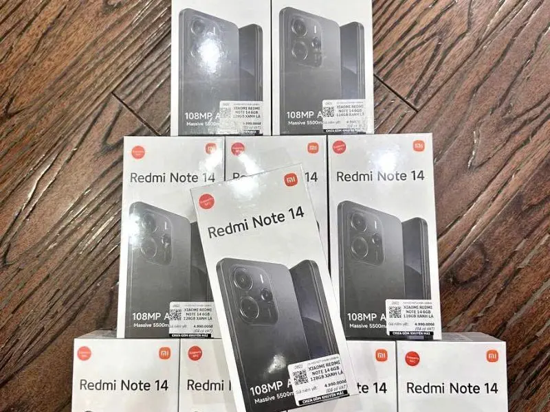 Camera 108MP siêu sắc nét trên Redmi Note 14 giá tốt tại Hải Phòng