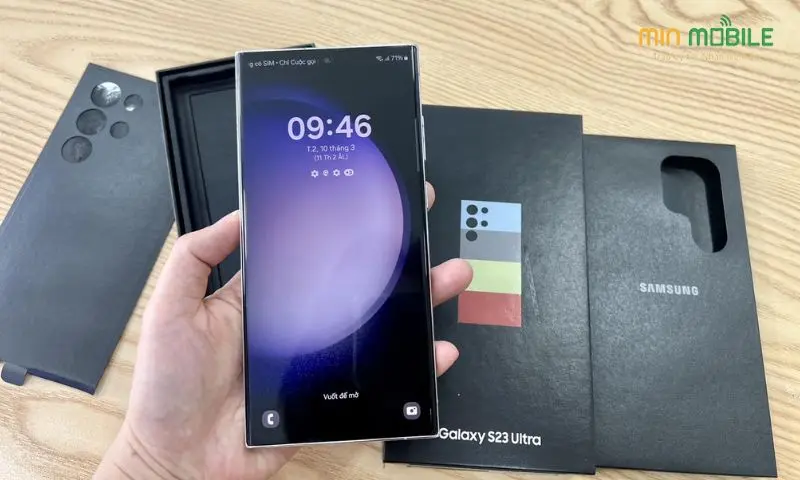 Ngoại hình Samsung S23 Ultra cũ hình thức 90%
