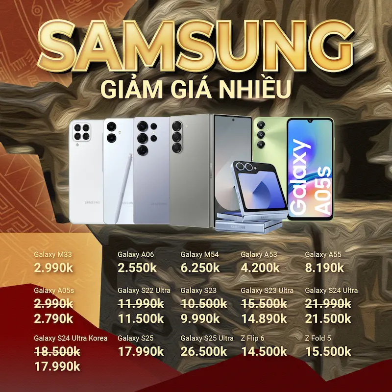 Sắm Samsung sale cực rẻ